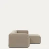 Kave Home 2-zitsbank Blok Beige Ecru Chaise Longue Rechts 240cm