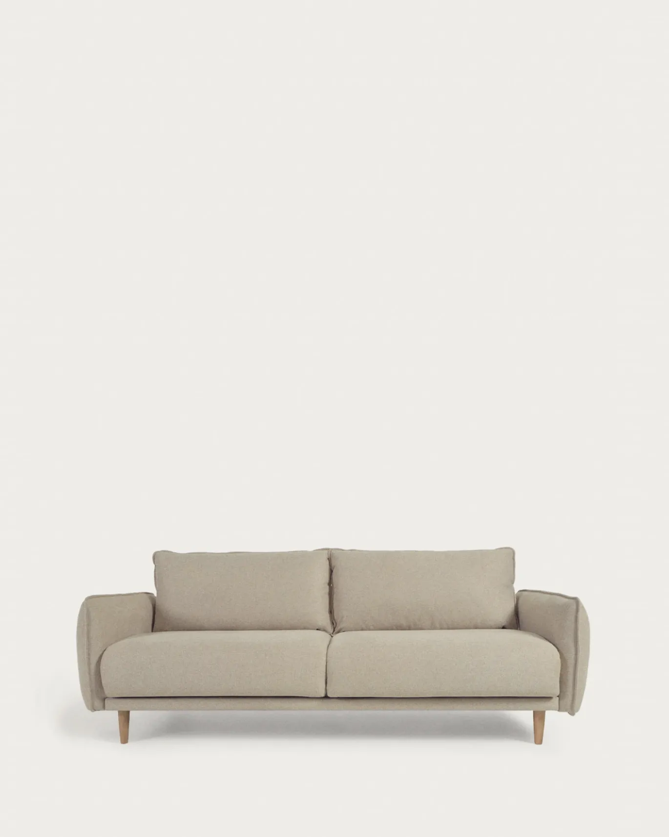 Kave Home 3-zitsbank Carlota Beige 213cm