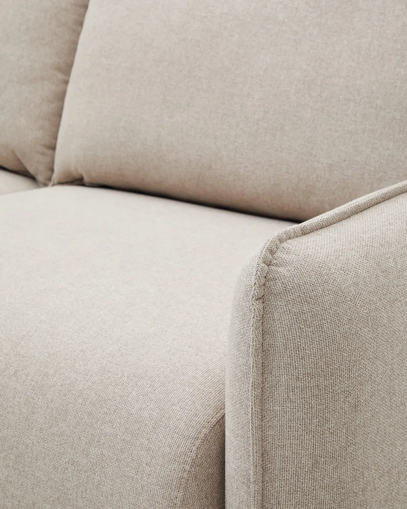 Kave Home 2-zitsbank Carlota Beige 184cm