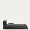 Kave Home 3-zitsbank Compo Donkergrijs Klein Dienblad 232cm