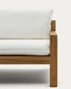 Kave Home 3-zitsbank Forcanera Massief Teakhout 211cm