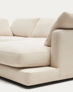 Kave Home 4-zitsbank Gala Chaise Longue Rechts Beige 300cm