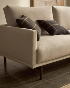 Kave Home 3-zitsbank Galene Beige 214cm