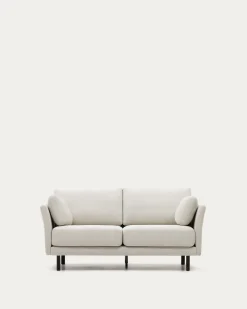Kave Home 2-zits Bank Gilma Parel Chenille Zwart 170cm