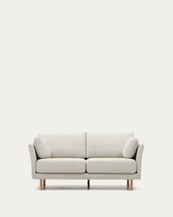 Kave Home 2-zits Bank Gilma Parel Chenille Naturel 170cm