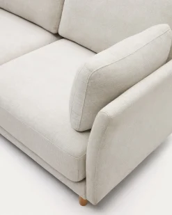 Kave Home 2-zits Bank Gilma Parel Chenille Naturel 170cm