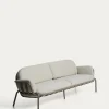 Kave Home 3-Zitsbank Joncols Outdoor Aluminium Taupe Beige