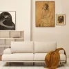 Kave Home 2-zitsbank Karin Wit Massief Beukenhout 210cm