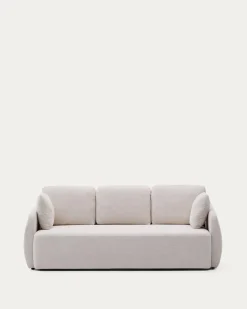 Kave Home 3-zitsbank Laira Modulair Chenille Ecru 225cm