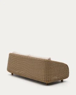 Kave Home 3-zitsbank Meria Rotan 208cm