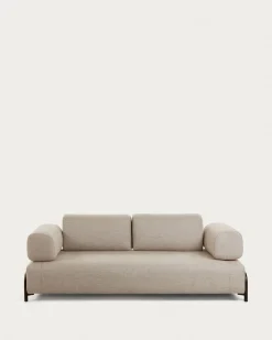 Kave Home 3-zitsbank Modulair Compo Beige 232cm