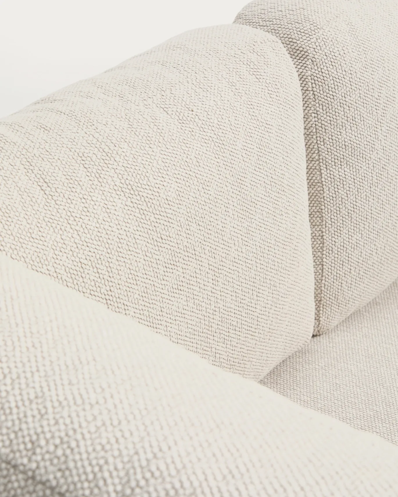 Kave Home 3-Zitsbank Nerano Aluminium Taupe 208cm