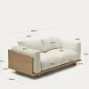 Kave Home 3-Zitsbank Oaq Beige 225cm