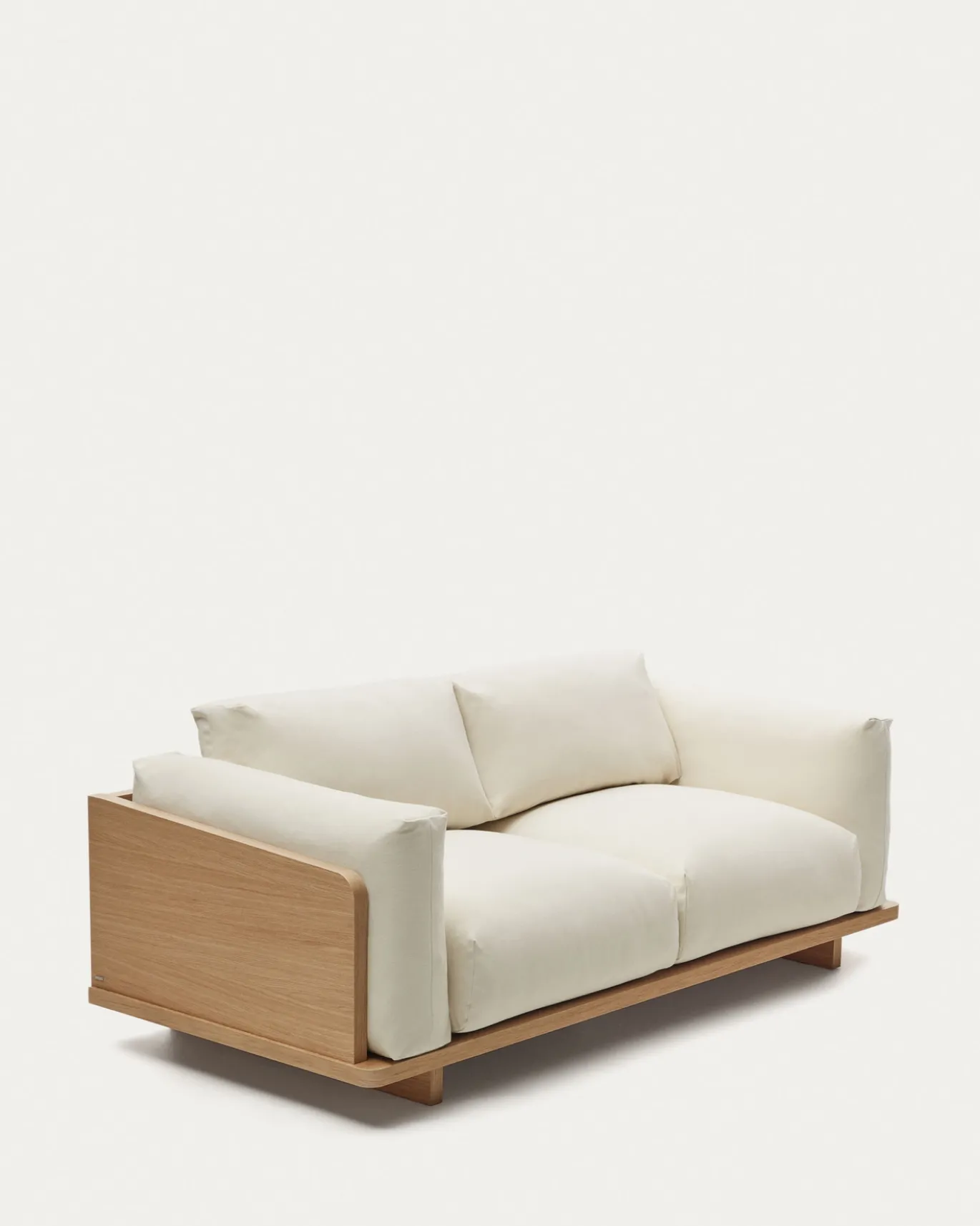 Kave Home 3-Zitsbank Oaq Beige 225cm