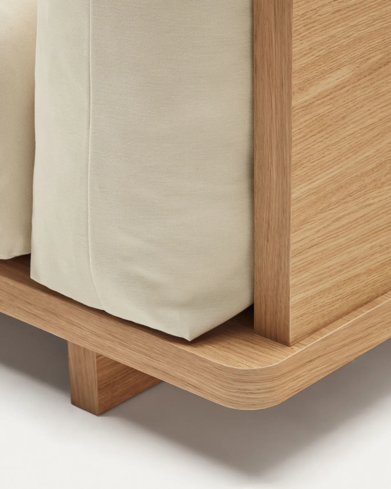 Kave Home 3-Zitsbank Oaq Beige 225cm