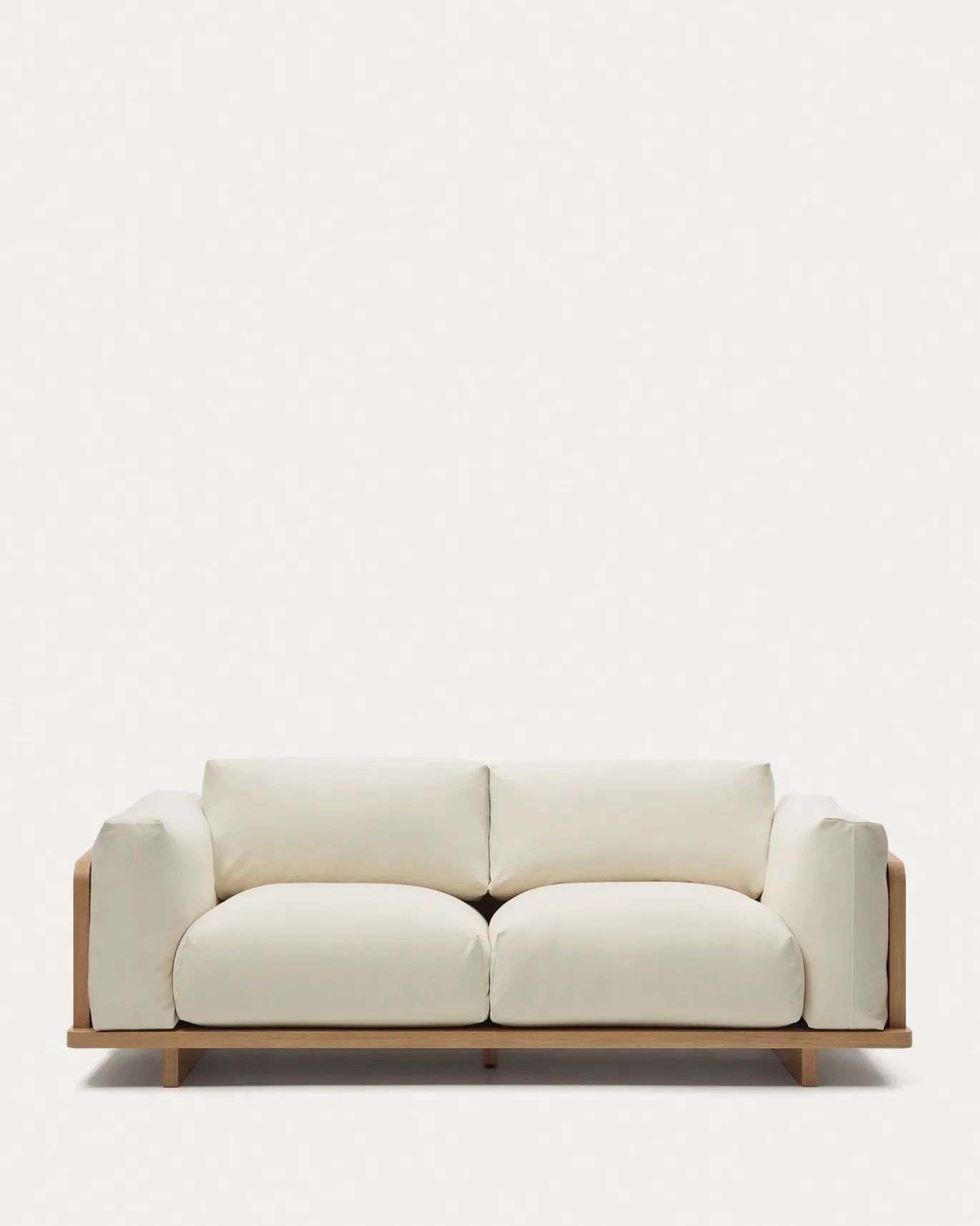 Kave Home 3-Zitsbank Oaq Beige 225cm