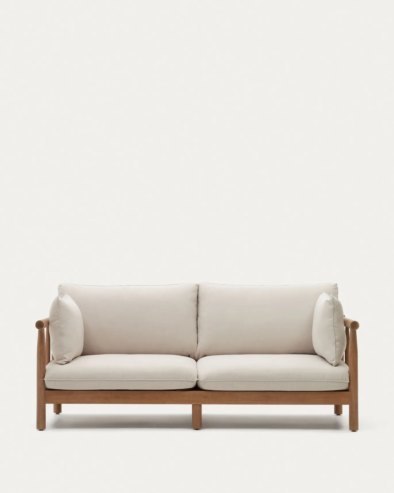 Kave Home 2-zitsbank Sacova Massief Eucalyptushout 195cm