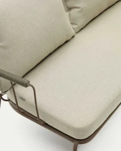 Kave Home 2-zitsbank Salguer Groen Touw 134cm