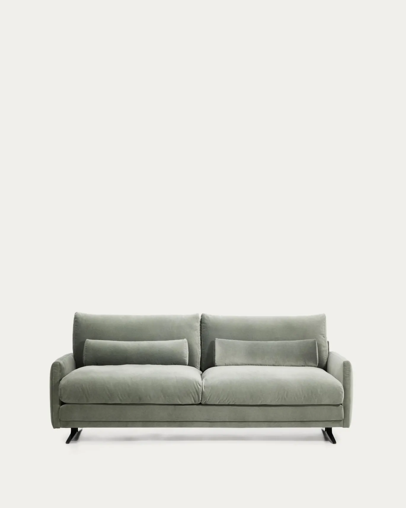 Kave Home 2-Zitsbank Veliro Fluweel Groen
