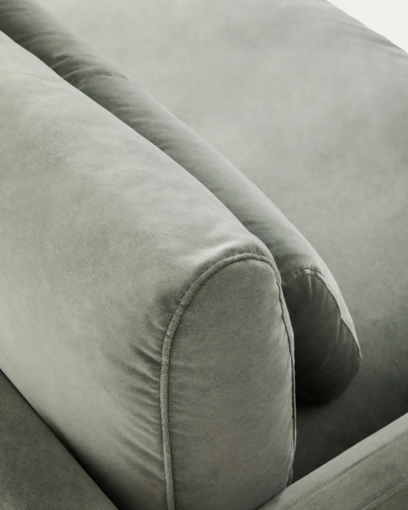 Kave Home 2-Zitsbank Veliro Fluweel Groen