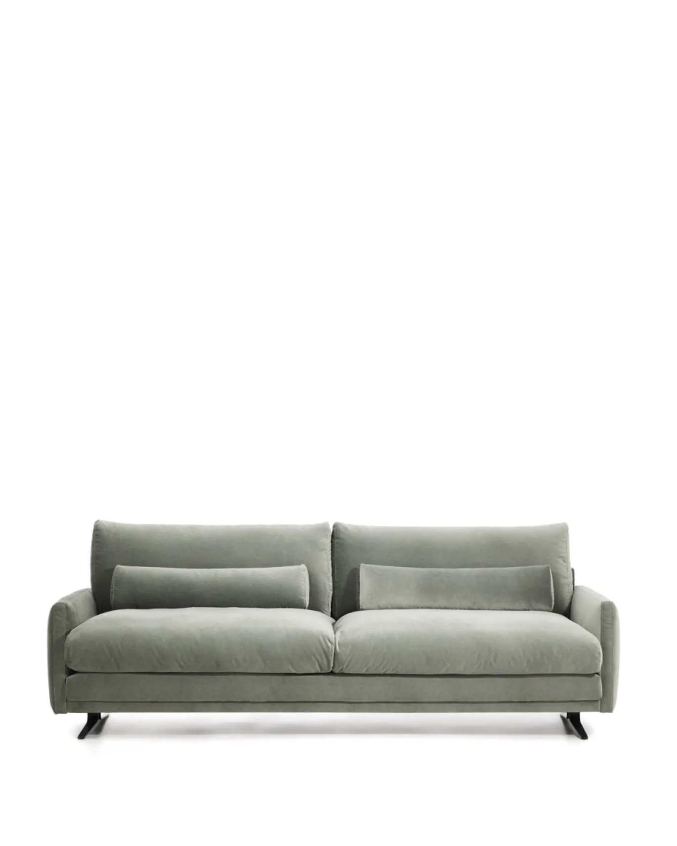 Kave Home 3-Zitsbank Veliro Fluweel Groen