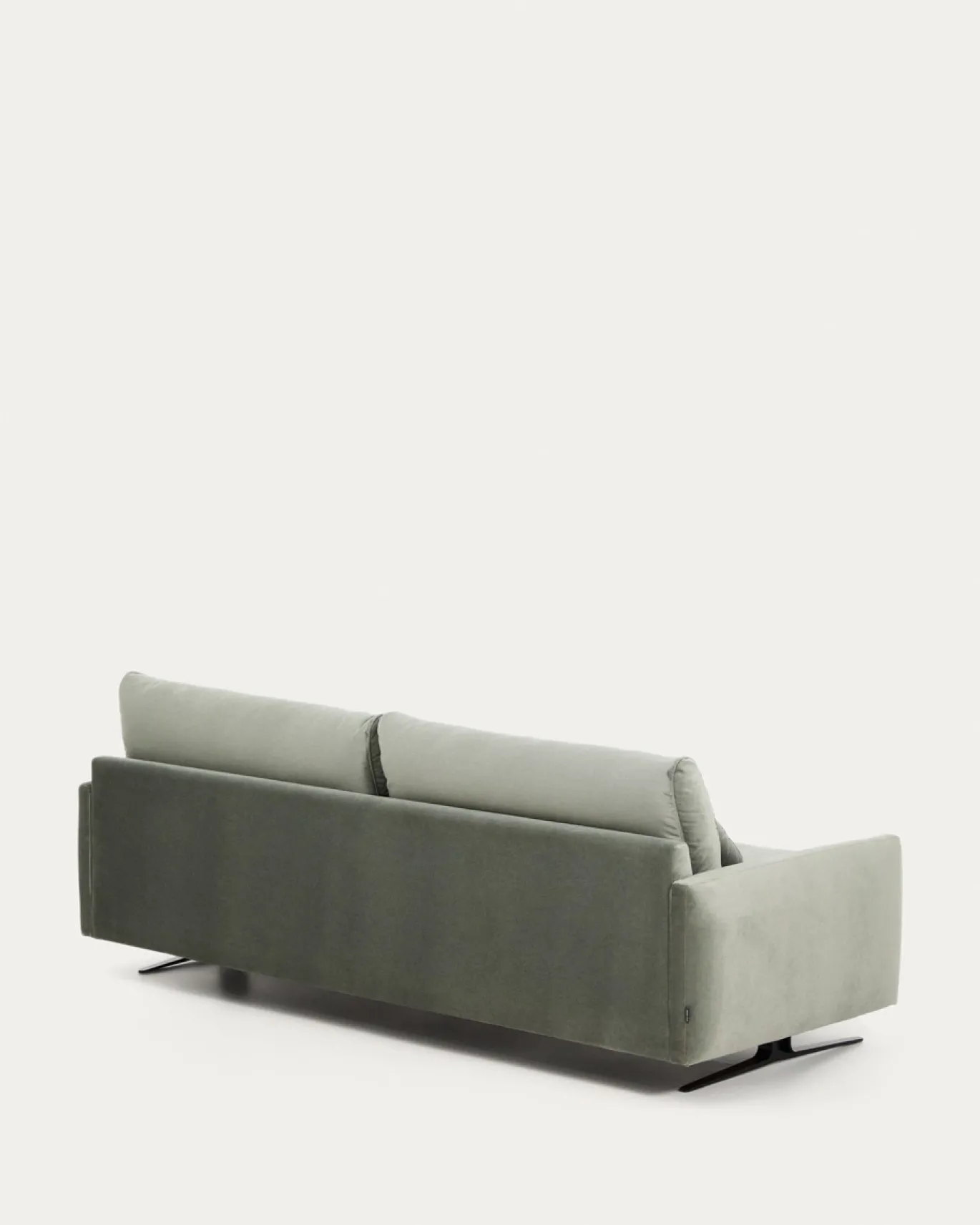 Kave Home 3-Zitsbank Veliro Fluweel Groen