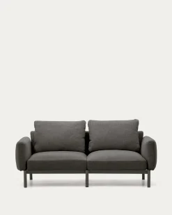 Kave Home 2-zits Buitenbank Sorells Modulair Grijs 201cm