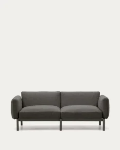 Kave Home 2-zits Buitenbank Sorells Modulair Grijs 201cm