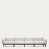 Kave Home 4-zits Buitenbank Sorells Modulair Beige 370cm
