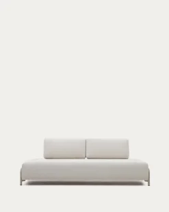 Kave Home 3-Zitsmodule Compo Beige Chenille 232cm