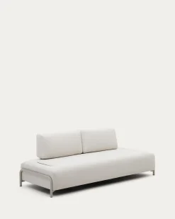 Kave Home 3-Zitsmodule Compo Beige Chenille 232cm