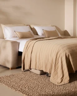 Kave Home 2-zits Slaapbank Anley Beige 204cm