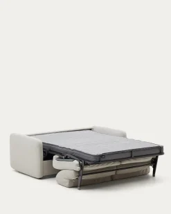 Kave Home 3-zits Slaapbank Parelkleurig Nuala 204cm
