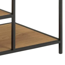 Kledingkast Bronx Metal Zwart/Naturel - Giga Living