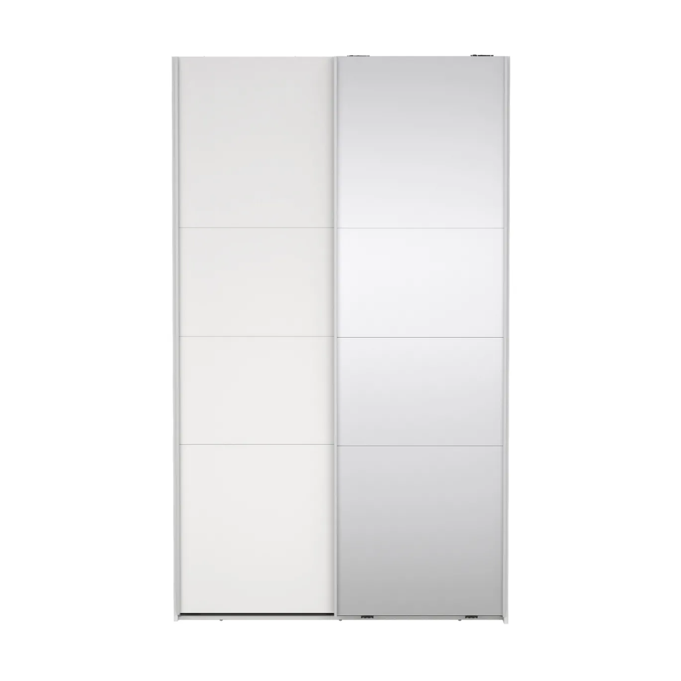 Kledingkast Catania Wit Spiegel Met Lades 120x200cm - Giga Living