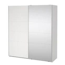 Kledingkast Catania Wit Spiegel 180x200cm - Giga Living