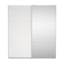 Kledingkast Catania Wit Spiegel 180x200cm - Giga Living