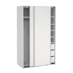 Kledingkast Catania Wit 120x200cm - Giga Living