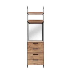 Kledingkast Dynamic D Melamine Naturel 64x225cm