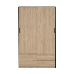 Kledingkast Line Jackson Hickory 121x200cm - Giga Living