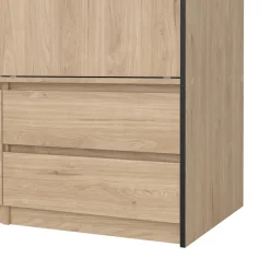 Kledingkast Line Jackson Hickory 121x200cm - Giga Living
