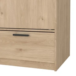 Kledingkast Line Jackson Hickory 2-deurs + 2-lades - Giga Living