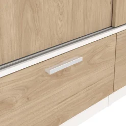 Kledingkast Line Wit Jackson Hickory 2-deurs + 2-lades - Giga Living