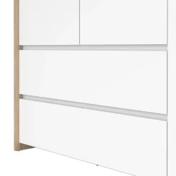 Kledingkast Next Jackson Hickory Wit Hoogglans 149x202cm - Giga Living