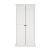 Kledingkast Paris Wit 2-deurs - Giga Living
