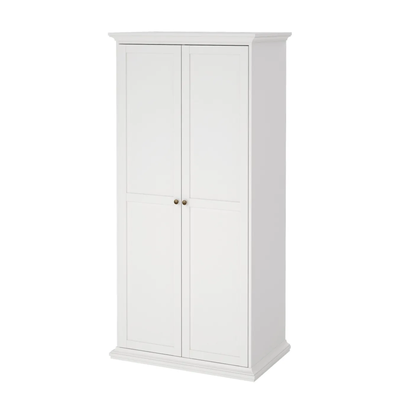Kledingkast Paris Wit 2-deurs - Giga Living