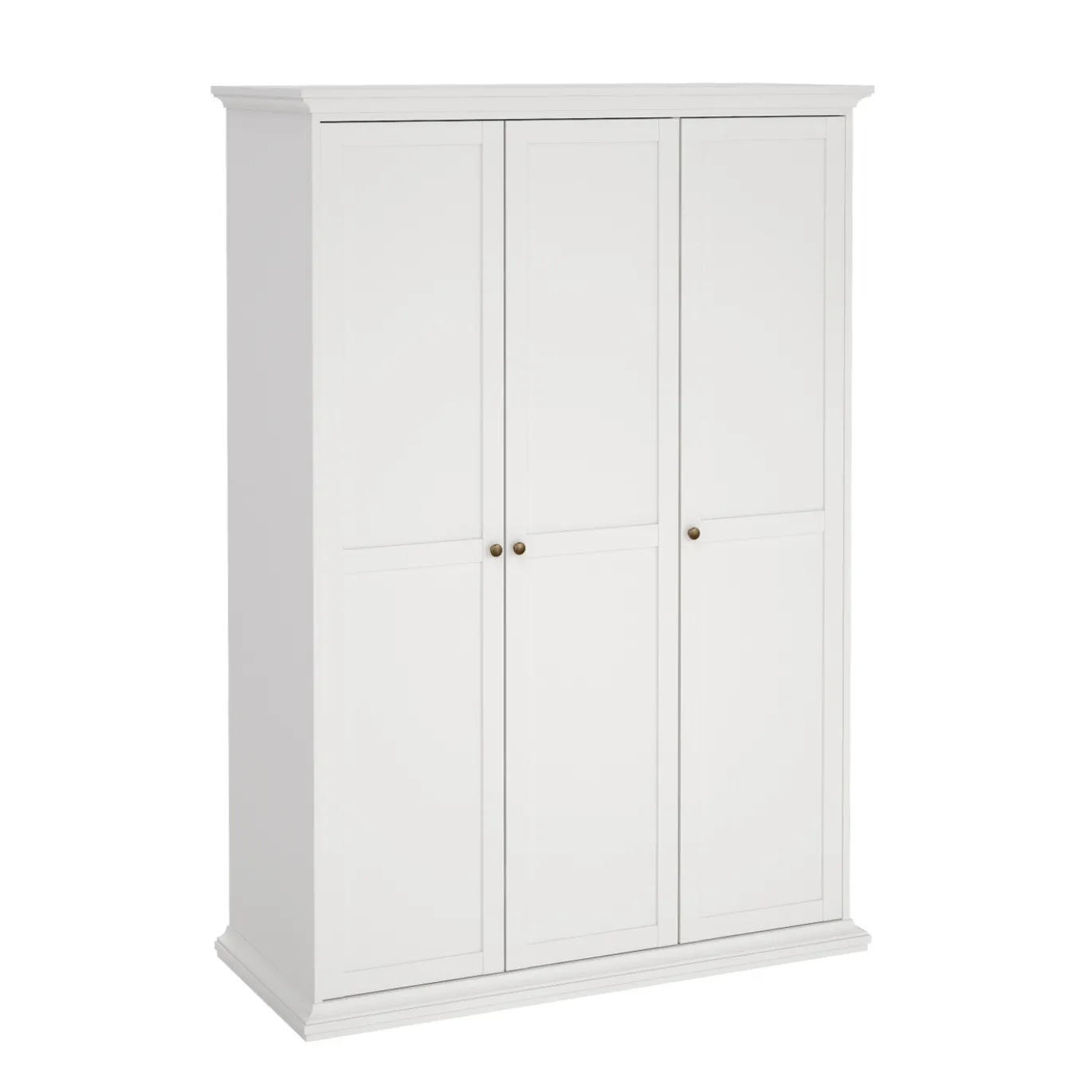 Kledingkast Paris Wit 3-deurs - Giga Living
