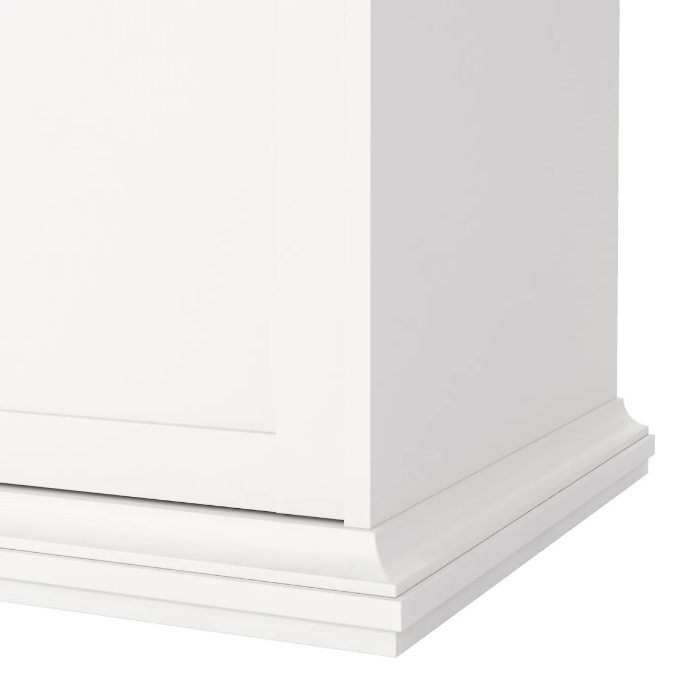 Kledingkast Paris Wit 4-deurs + 2-lades - Giga Living