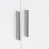 Kledingkast Pepe Naturel/Wit Hoogglans 2-deurs - Giga Living