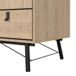 Kledingkast Ry Jackson Hickory 3-deurs + 3-lades - Giga Living